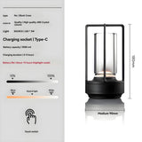 Camping Night Lamp Rechargeable Lamp Portable Camping Light ABS Lamp Touch - Gold - Size 01