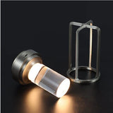 Camping Night Lamp Rechargeable Lamp Portable Camping Light ABS Lamp Touch - Gold - Size 01