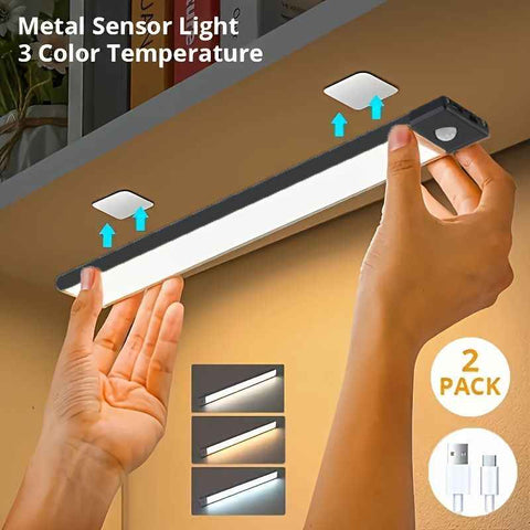 Motion Sensor Night Light LED Night Light Bar Home Lighting Garden Lighting - Black - Size 10CM In Australia - Darrahopens