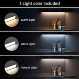 Motion Sensor Night Light LED Night Light Bar Home Lighting Garden Lighting - Black - Size 60CM In Australia - Darrahopens