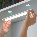 Motion Sensor Night Light LED Night Light Bar Home Lighting Garden Lighting - Silver - Size 40CM