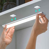 Motion Sensor Night Light LED Night Light Bar Home Lighting Garden Lighting - Silver - Size 60CM In Australia - Darrahopens