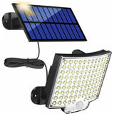 Solar Outdoor Light Motion Sensor Light Garden Lighting Porch Light Driveway - Black - Size 240LED In Australia - Darrahopens