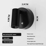 Rotating Wall Lamp Touch Switch Wall Lamp Three-Tone Lighting Wall Lamp Modern - Gold - Size 01 In Australia - Darrahopens
