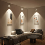 Rotating Wall Lamp Touch Switch Wall Lamp Three-Tone Lighting Wall Lamp Modern - White - Size 01
