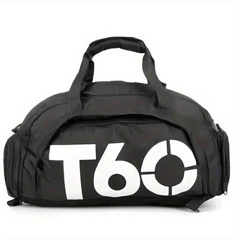 Travel Duffel Bag T60 Duffel Durable Travel Bag Stylish Gym Bag Weekend Bag - black and white - Size 50-30-28CM