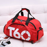 Travel Duffel Bag T60 Duffel Durable Travel Bag Stylish Gym Bag Weekend Bag - black and white - Size 50-30-28CM
