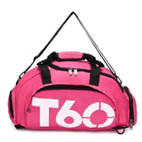 Travel Duffel Bag T60 Duffel Durable Travel Bag Stylish Gym Bag Weekend Bag - Black and yellow - Size 45-25-23CM