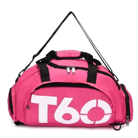 Travel Duffel Bag T60 Duffel Durable Travel Bag Stylish Gym Bag Weekend Bag - Rose red - Size 50-30-28CM