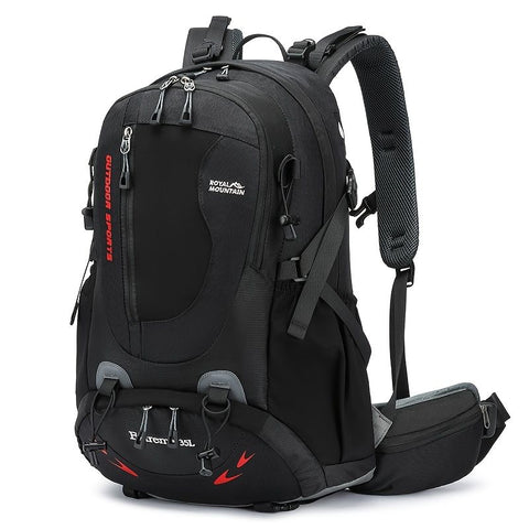 Black Royal Mountain backpack, Extreme 35L backpack, travel backpack, outdoor backpack, high-quality backpack, Australian bush backpack, camping gear, hiking backpack 35L In Australia - Darrahopens