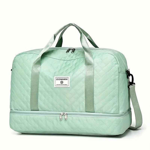 Luxury Duffle Bag Oversized Duffle Travel Bag Gym Bag Multiple Compartments Wet - Light Green - Size 01 In Australia - Darrahopens