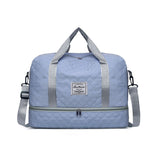 Luxury Duffle Bag Oversized Duffle Travel Bag Gym Bag Multiple Compartments Wet - Light Green - Size 01