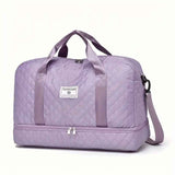 Luxury Duffle Bag Oversized Duffle Travel Bag Gym Bag Multiple Compartments Wet - Purple - Size 01 In Australia - Darrahopens