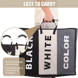 240L Laundry Basket Portable Laundry Hamper Aluminium-Alloy Handle Basket Large - Multi-color - Size 01 In Australia - Darrahopens