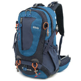 Orange Blue Black Royal Mountain backpack, Extreme 35L backpack, travel backpack, outdoor backpack, high-quality backpack, Australian bush backpack, camping gear, hiking backpack 35L