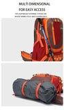 Green Orange Blue Black Royal Mountain backpack, Extreme 35L backpack, travel backpack, outdoor backpack, high-quality backpack, Australian bush backpack, camping gear, hiking backpack 35L