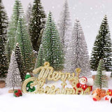 Mini Christmas Trees 30-Piece Set Christmas Decorations Festive Decor Holiday - Green - Size 01