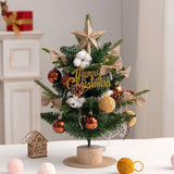 mini desktop Christmas tree, flocked pink Christmas tree, Christmas tree set, Christmas decorations, DIY Christmas tree, Christmas gift, office Christmas decor, festive tabletop tree - Christmas - Size 6