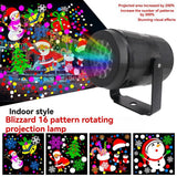 LED Christmas Projection Light Christmas Decorations Winter Wonderland Decor - Black - Size Halloween In Australia - Darrahopens