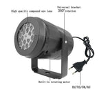 LED Christmas Projection Light Christmas Decorations Winter Wonderland Decor - Black - Size Halloween
