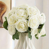 White Artificial Roses Wedding Decorations Bridal Bouquet Wedding Centerpieces In Australia - Darrahopens