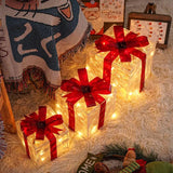 Christmas gift box, LED decorative lights, holiday decor, festive room decoration, battery operated Christmas lights, gift box lights, Australian Christmas decorations - Christmas - Size 3 In Australia - Darrahopens