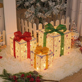 Christmas gift box, LED decorative lights, holiday decor, festive room decoration, battery operated Christmas lights, gift box lights, Australian Christmas decorations - Christmas - Size 3 In Australia - Darrahopens