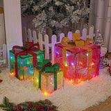 Christmas gift box, LED decorative lights, holiday decor, festive room decoration, battery operated Christmas lights, gift box lights, Australian Christmas decorations - Christmas - Size 4 In Australia - Darrahopens