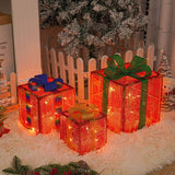 Christmas gift box, LED decorative lights, holiday decor, festive room decoration, battery operated Christmas lights, gift box lights, Australian Christmas decorations - Christmas - Size 4 In Australia - Darrahopens