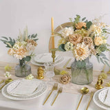 White Nude Artificial Flowers Faux Roses DIY Flower Arrangement Wedding Decorations In Australia - Darrahopens
