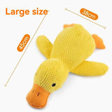 Dog Toy Plush Dog Toy Chew Resistant Toy Squeaky Dog Toy Duck Shaped Dog Toy - Yellow - Size large In Australia - Darrahopens