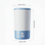 Pet Foot Washing Cup Electric Paw Cleaner Dog Paw Washer Cat Paw Cleaner USB - White - Size 01
