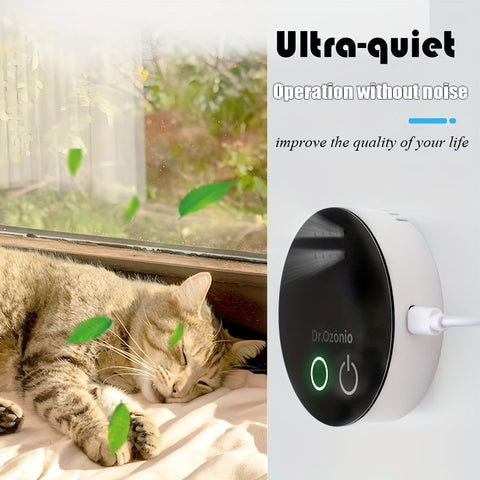 Pet Odor Eliminator Portable Air Freshener Cat Litter Box Deodorizer Dog Smell - White - Size 01 In Australia - Darrahopens