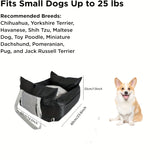 White car dog bed, dog carrier for car, pet travel accessories, dog transport in car, dog car seat, dog travel bed, Australian pet travel, secure dog carrier In Australia - Darrahopens