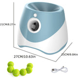 automatic dog ball launcher, dog ball thrower, rechargeable dog ball thrower, interactive dog toy, dog tennis ball launcher, fetch toy for dogs, indoor dog toy, outdoor dog toy, high energy dog toy, Australian dog toy - Green - Size L