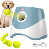 automatic dog ball launcher, dog ball thrower, rechargeable dog ball thrower, interactive dog toy, dog tennis ball launcher, fetch toy for dogs, indoor dog toy, outdoor dog toy, high energy dog toy, Australian dog toy - Green - Size L