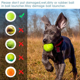 automatic dog ball launcher, dog ball thrower, rechargeable dog ball thrower, interactive dog toy, dog tennis ball launcher, fetch toy for dogs, indoor dog toy, outdoor dog toy, high energy dog toy, Australian dog toy - Green - Size L