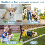 automatic dog ball launcher, dog ball thrower, rechargeable dog ball thrower, interactive dog toy, dog tennis ball launcher, fetch toy for dogs, indoor dog toy, outdoor dog toy, high energy dog toy, Australian dog toy - Green - Size L