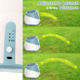 automatic dog ball launcher, dog ball thrower, rechargeable dog ball thrower, interactive dog toy, dog tennis ball launcher, fetch toy for dogs, indoor dog toy, outdoor dog toy, high energy dog toy, Australian dog toy - Green - Size L