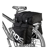 Bicycle Rear Rack Bag Set - Durable & Spacious Cycling Storage-black In Australia - Darrahopens