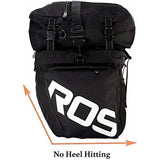 Bicycle Rear Rack Bag Set - Durable & Spacious Cycling Storage-black