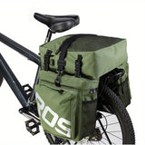Bicycle Rear Rack Bag Set - Durable & Spacious Cycling Storage-black