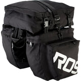 Bicycle Rear Rack Bag Set - Durable & Spacious Cycling Storage-black