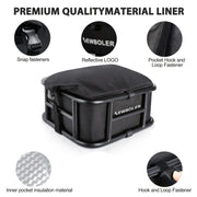Black bike rear rack, universal bike rack, bicycle cargo rack, bike storage, cycling accessories, Australia bike rack, rear rack for bike, durable bike rack In Australia - Darrahopens