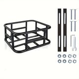 Black bike rear rack, universal bike rack, bicycle cargo rack, bike storage, cycling accessories, Australia bike rack, rear rack for bike, durable bike rack In Australia - Darrahopens