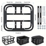 Black bike rear rack, universal bike rack, bicycle cargo rack, bike storage, cycling accessories, Australia bike rack, rear rack for bike, durable bike rack