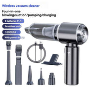 Portable Wireless Vacuum Cleaner 20000PA Vacuum 4-In-1 Vacuum Hand-Held - Gray - Size Brush - less motor with three - gear adjustment and power display In Australia - Darrahopens