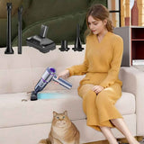 Portable Wireless Vacuum Cleaner 20000PA Vacuum 4-In-1 Vacuum Hand-Held - Gray - Size Brush - less motor with three - gear adjustment and power display In Australia - Darrahopens