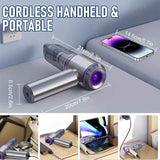Portable Wireless Vacuum Cleaner 20000PA Vacuum 4-In-1 Vacuum Hand-Held - Gray - Size Brush - less motor with three - gear adjustment and power display In Australia - Darrahopens