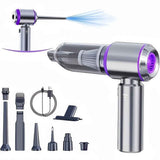 Portable Wireless Vacuum Cleaner 20000PA Vacuum 4-In-1 Vacuum Hand-Held - Purple - Size Brush - less motor with three - gear adjustment and power display In Australia - Darrahopens